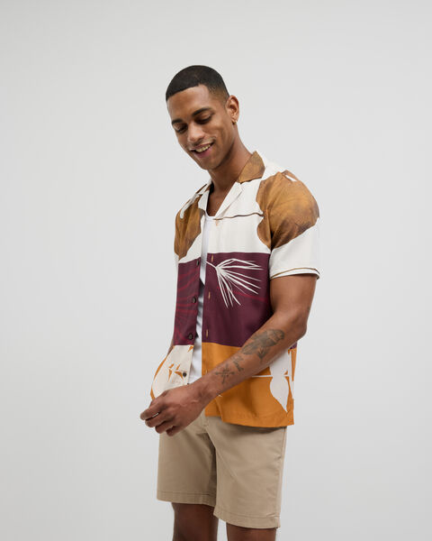 Fossil Floral Short Sleeve Shirt, Multi, hi-res